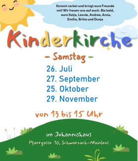 Kindergottesdienst Schwarzach