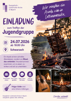 Jugendtreffen Einladung Asado